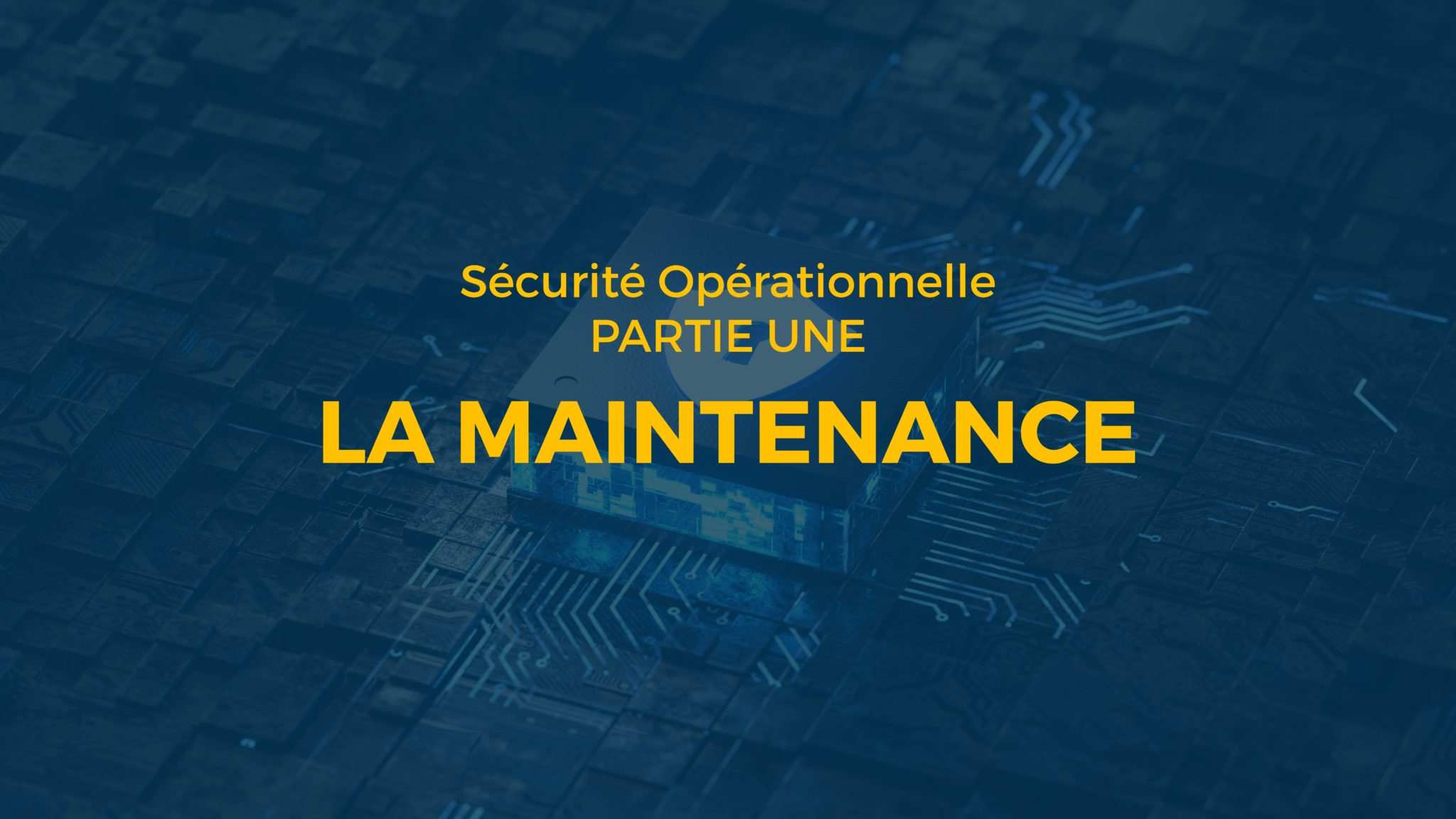 Victrix - La sécurité opérationnelle, la maintenance