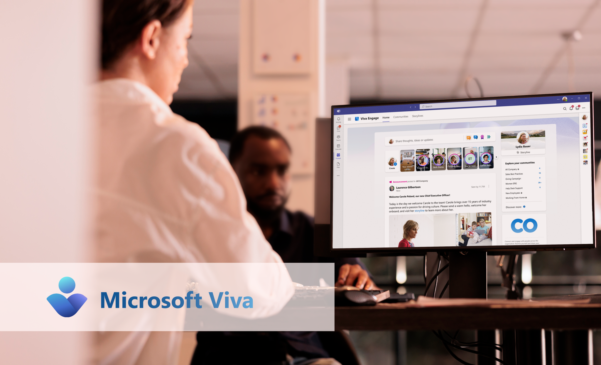 Microsoft Viva applications to enhance the employee experience at every level.