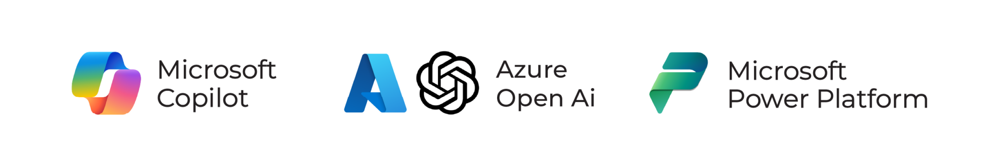 Mailing offre Victrix_Agent intelligent-03 Logo Microsoft Copilot, Azure Open AI et Microsoft Power Platform